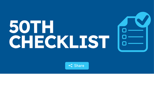 PAU 50th - Ways to Engage Image - Checklist - 500x280